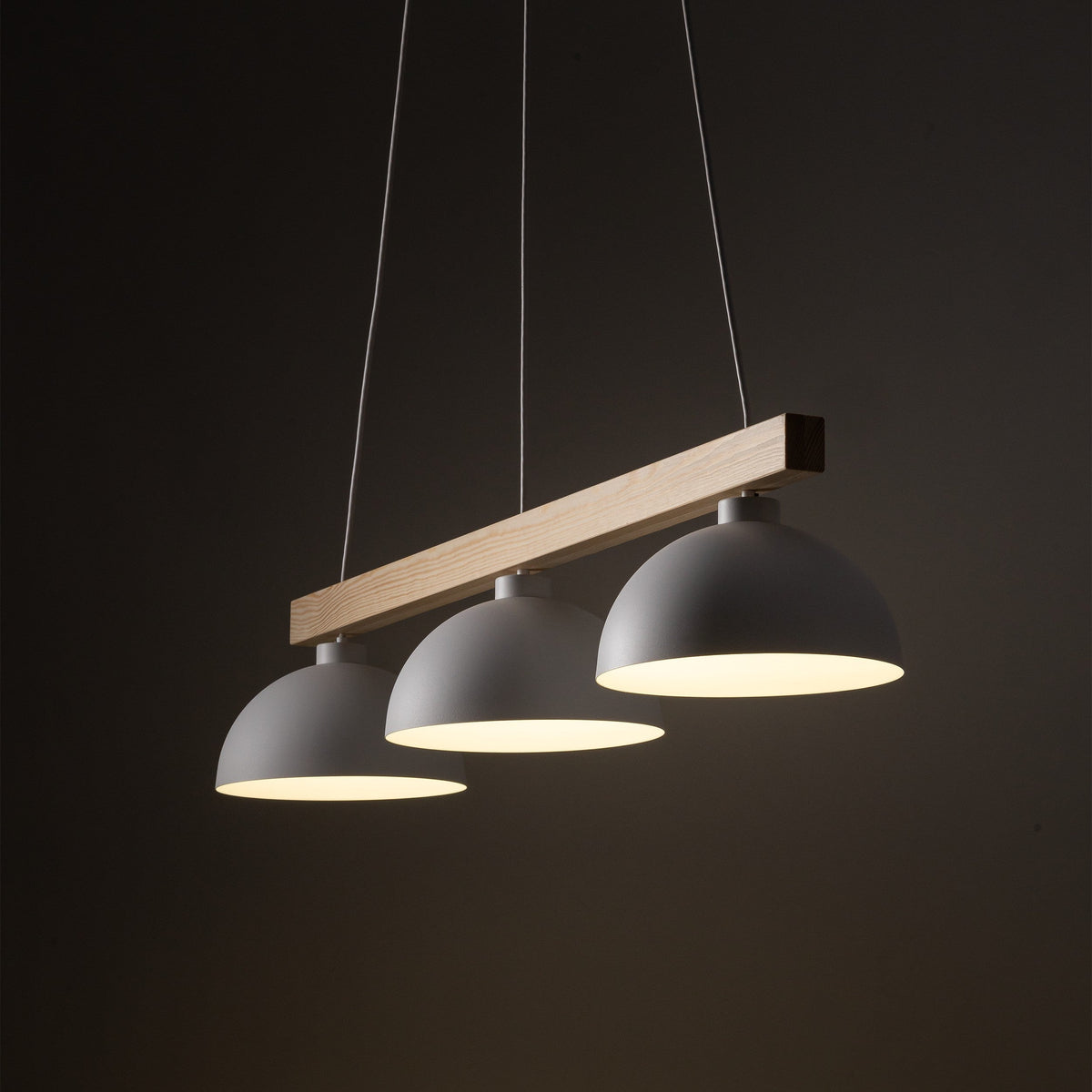 OSLO Scandinavian 3-Light Pendant Light for Dining Table & Kitchen Island