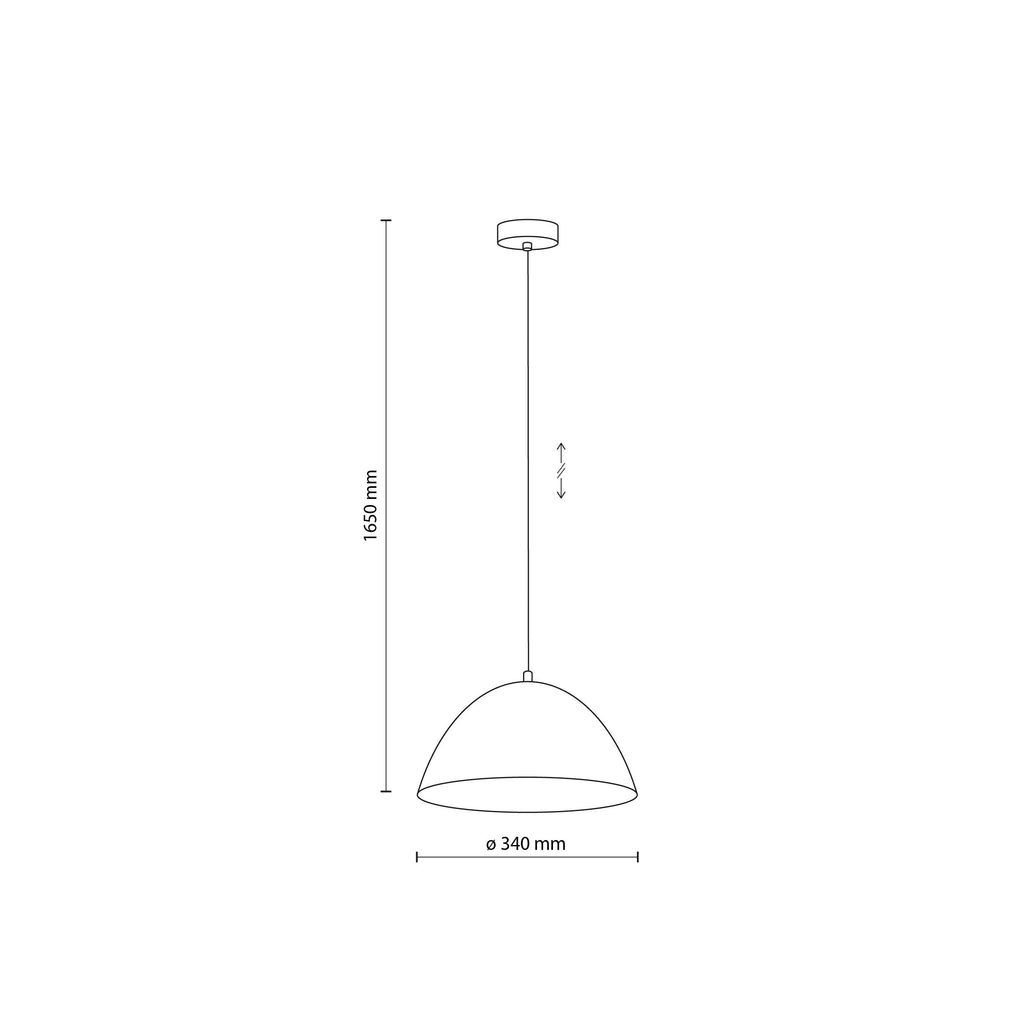 FARO Dome Pendant Light for Kitchen Island, Dining Table & Modern Interiors