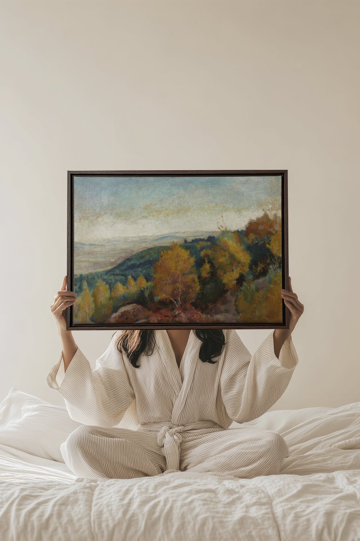 AMBER HILLS, Oeuvre sur toile étirée