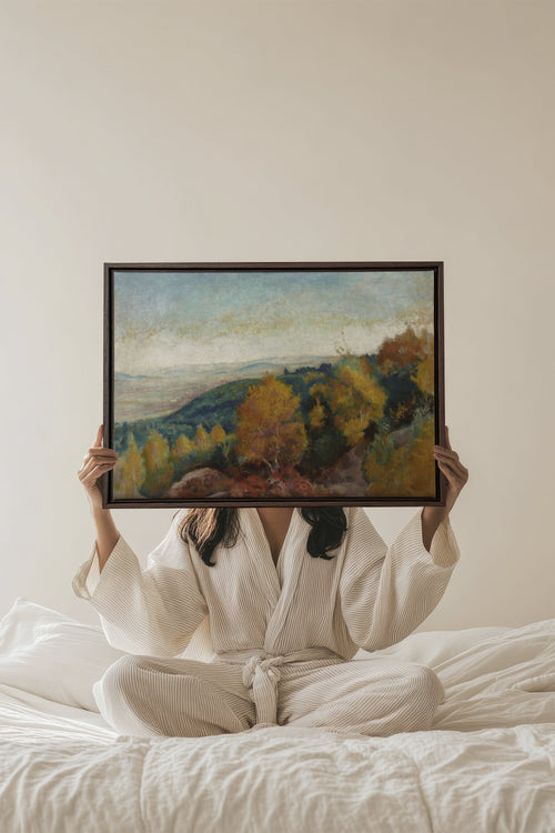 AMBER HILLS, Oeuvre sur toile étirée