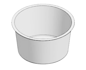 Fluid Compact Open Fiberglass Tubs