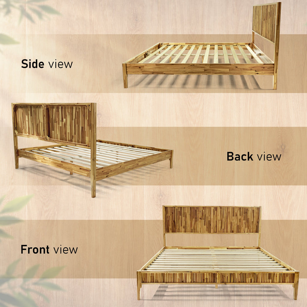 Bosk Solid Wood Bed Frame