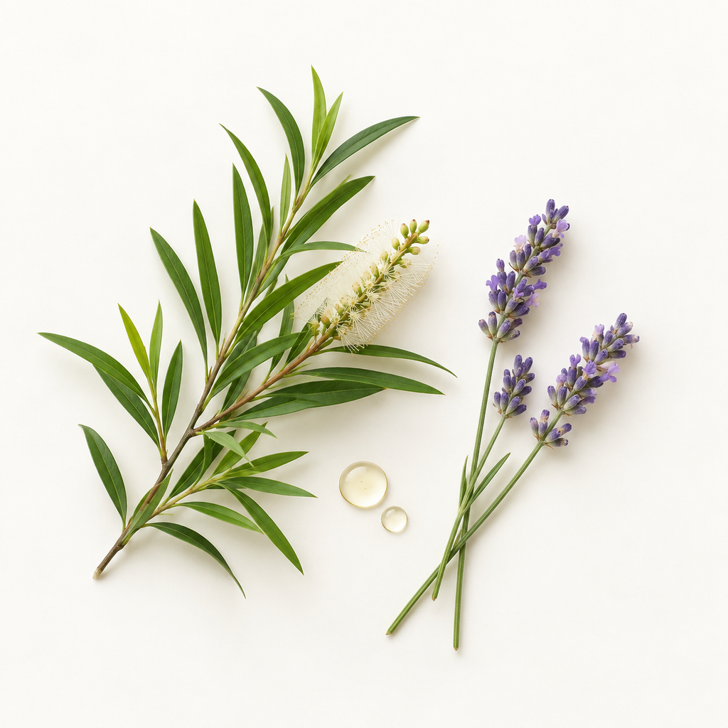 RIKKE Tea Tree & Lavender Face Serum with Gua Sha Massage