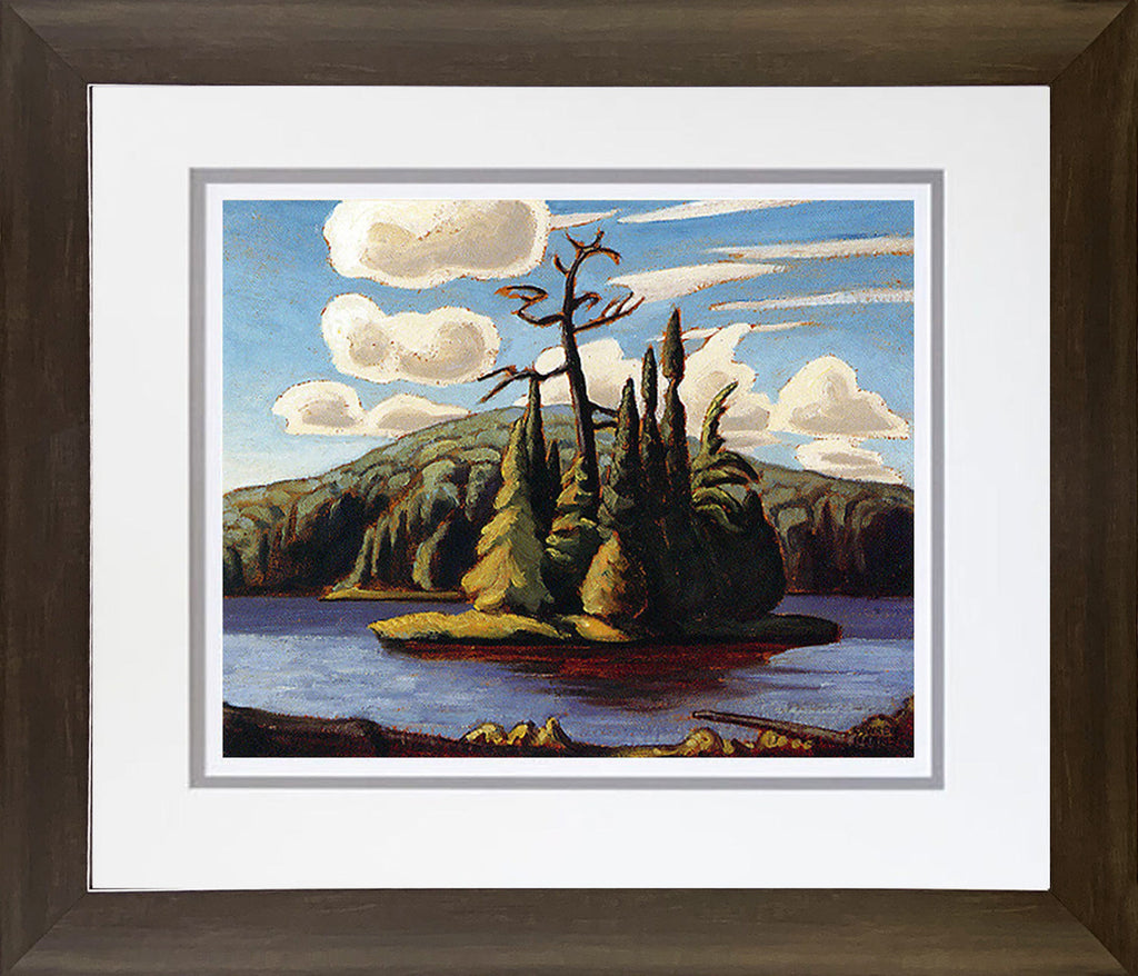 Lawren Harris Group of Seven “Island in the Lake” Framed Print