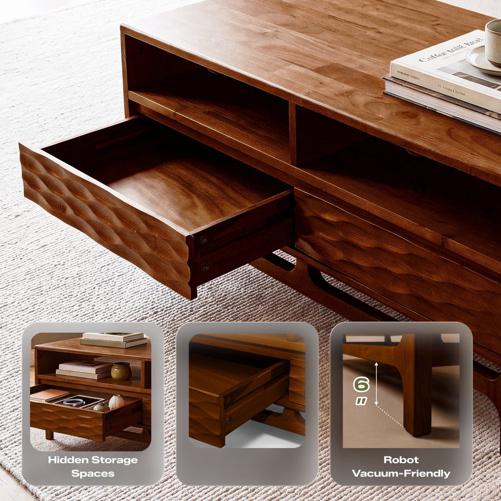 Elara Wooden Coffee Table