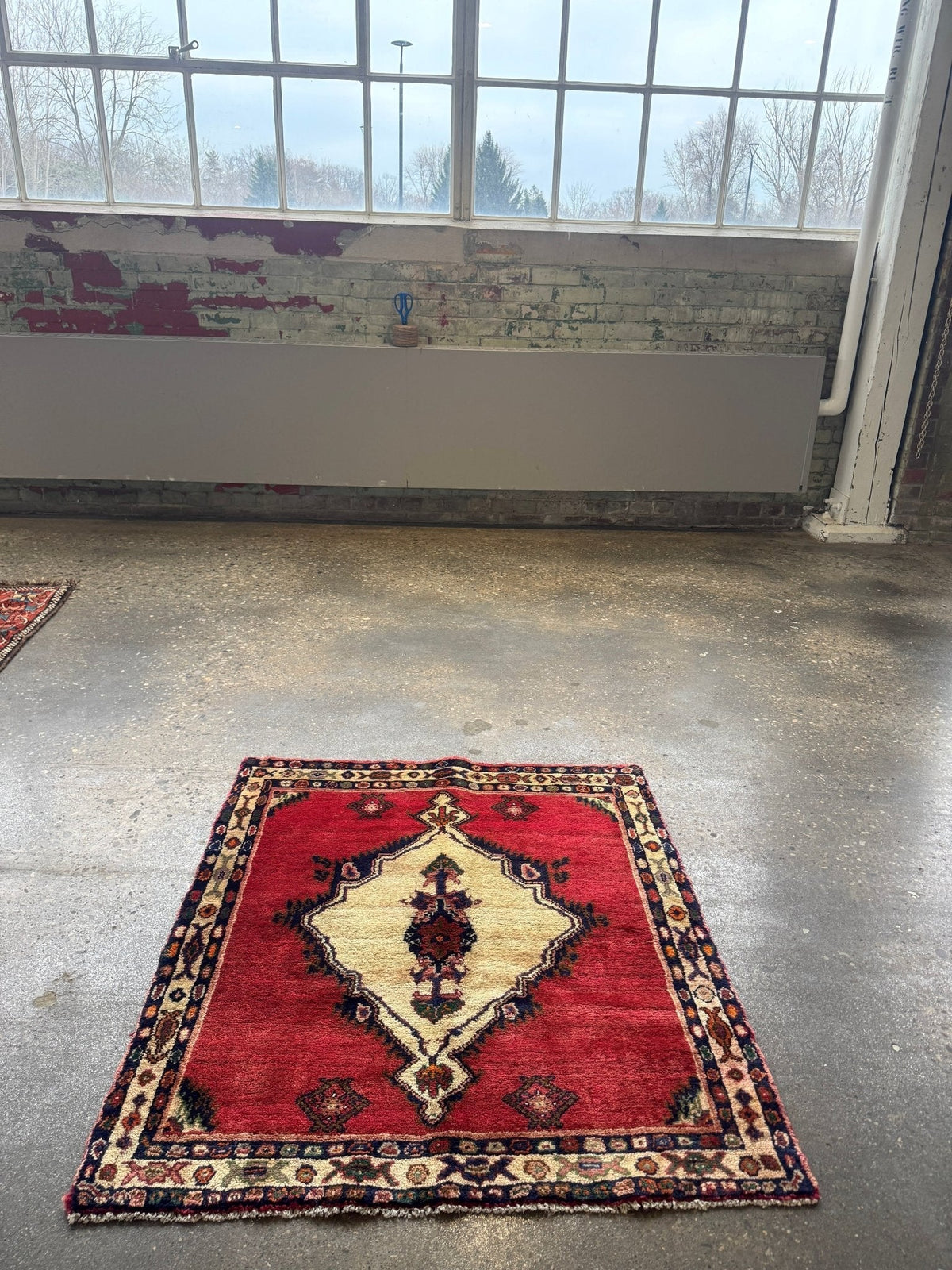 Persian Hamadan Rug | 3' 5" x 3' 9"
